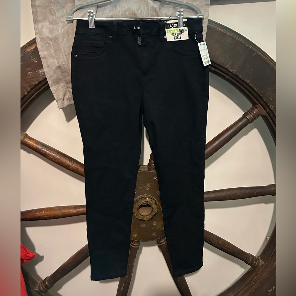 d. jeans black size 8